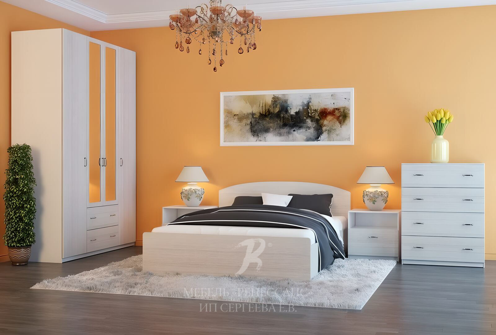 Интерьер спальни в современном стиле с фото идей дизайна 